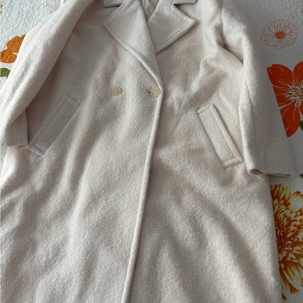 Cream Teddy Jacket - Picture 3 of 7